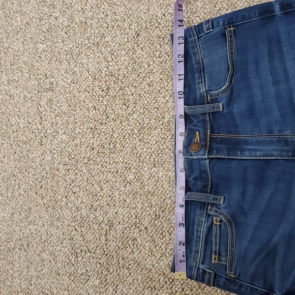 Hollister Floral Embroidered Blue Jeans Size 27 - Picture 7 of 8